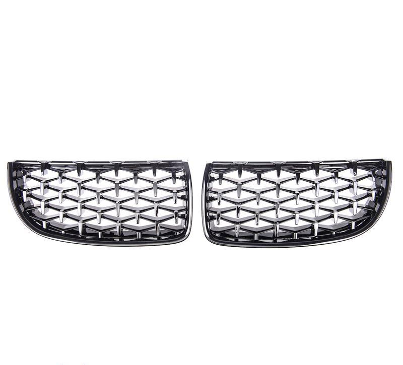 Njurar set i diamantstil i blanksvart NS9091DIAMBB BMW E90 E91