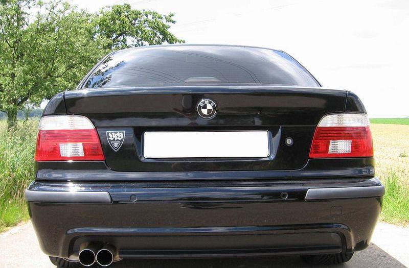 Sportljuddämpare bak Eisenmann M52/M54 slutrör runda 2XØ76MM B5232.09760 BMW E39