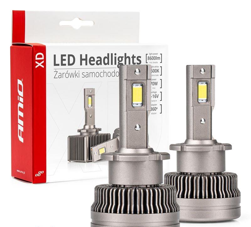 LED-lampuppsättning D4S (6500K) för konvertering från xenon till LED D4S6500KLED
