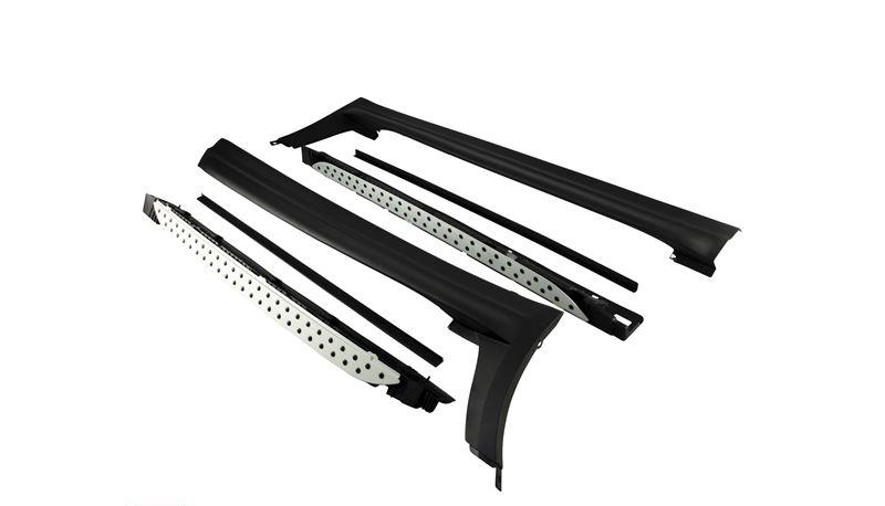 Aluminium fotsteg eftermarknads-kit ej original TRBX3 BMW X3 (E83) X3LCI (E83LCI)