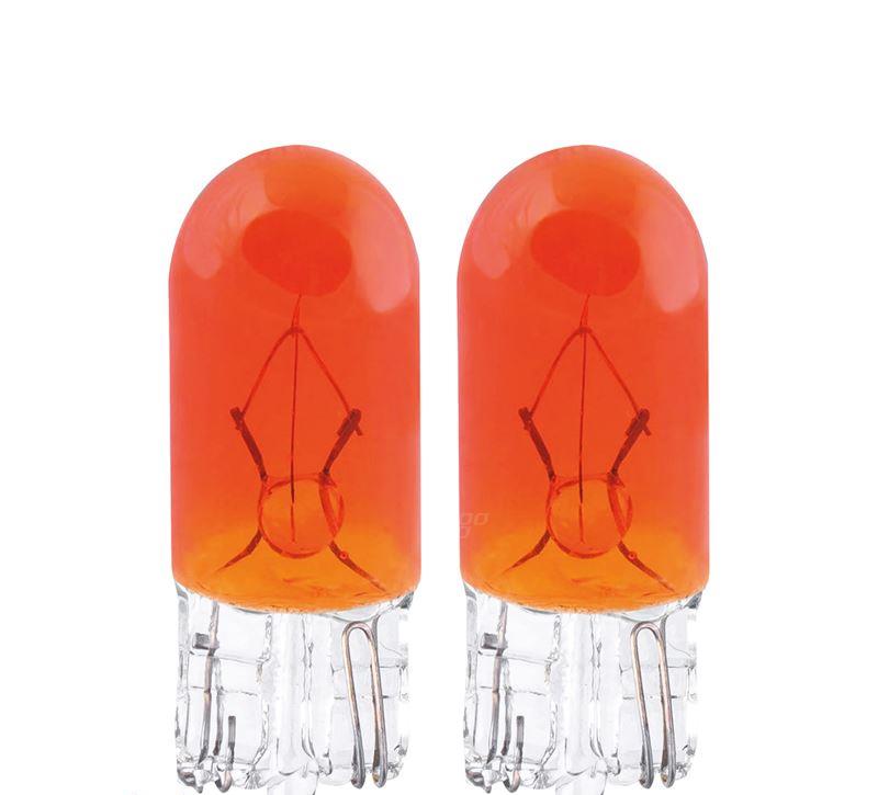 Blinkerslampa 12V/5W T10 - glassockel, set 03347