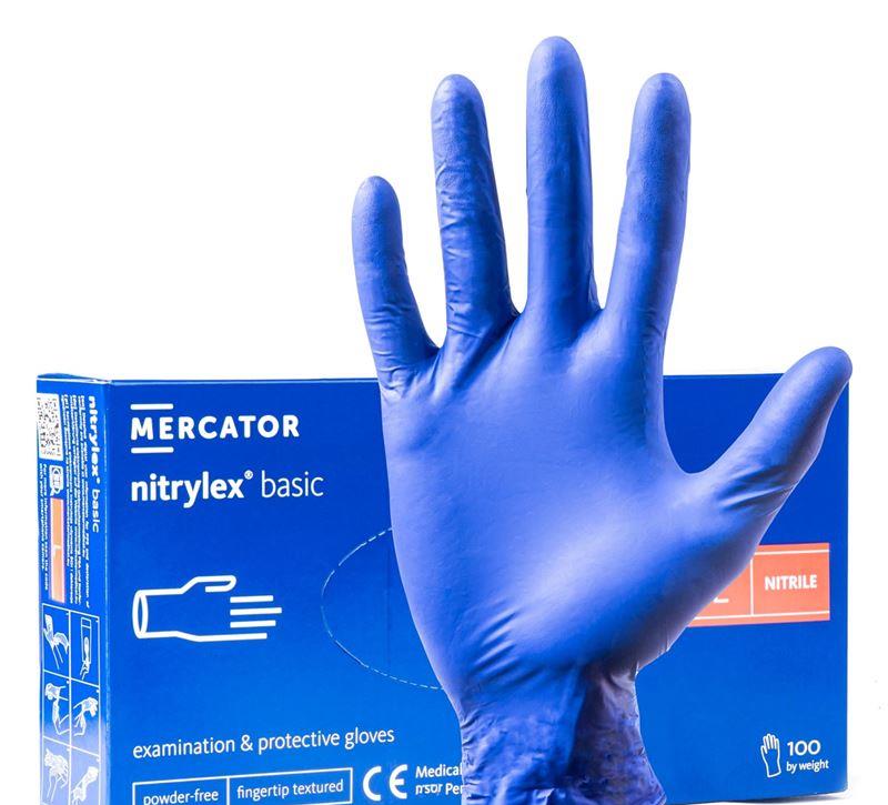 Nitrile gloves 100 pcs. Nitrylex Basic, size XL MER02959