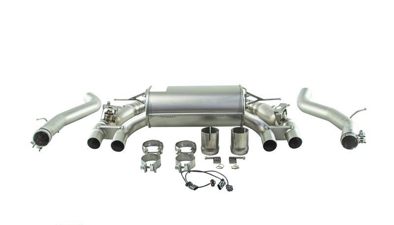 Remus sport rear exhaust - Axle-back-system, with black chrome tailpipes, (EC-) approved 0880181500 F87 M2 LCI