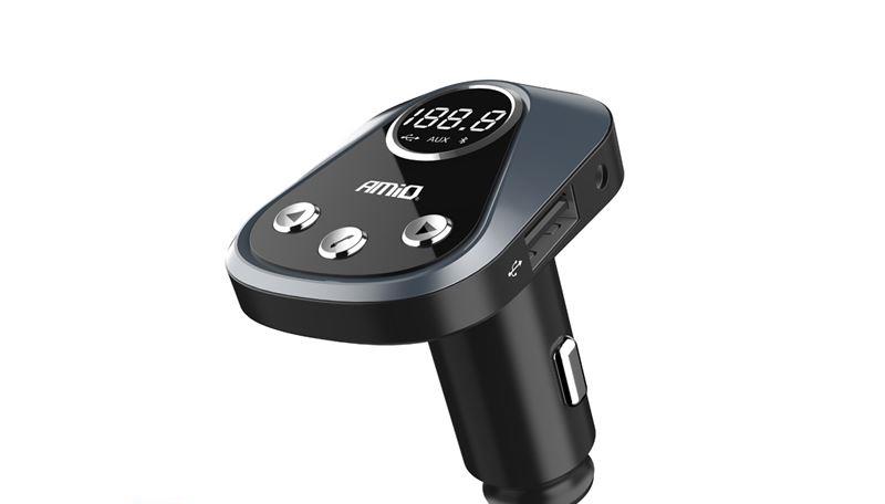 Bluetooth FM-sändare, med laddare och voltometer 02252