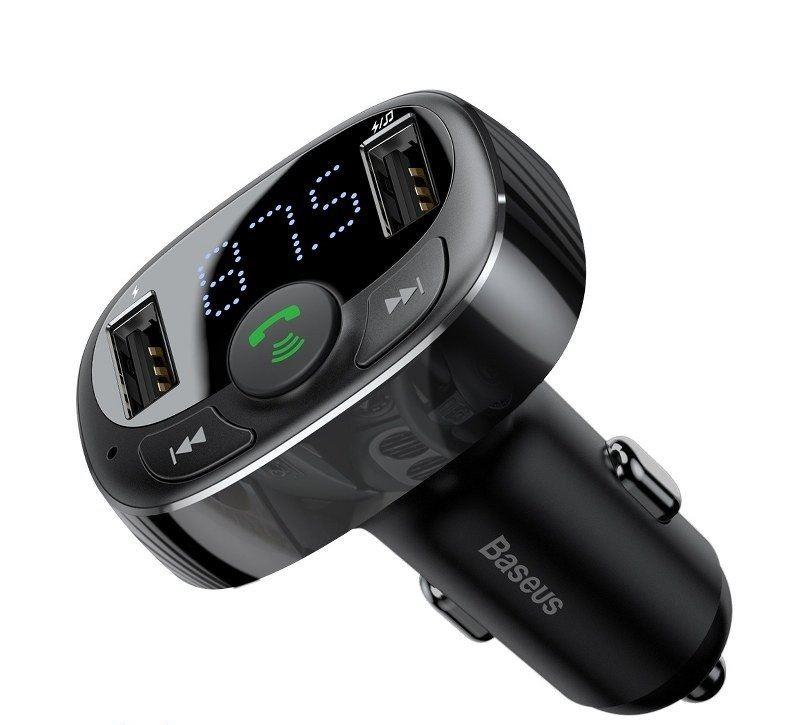 FM-sändare - Bluetooth, med 2X USB-A-uttag BAS28828