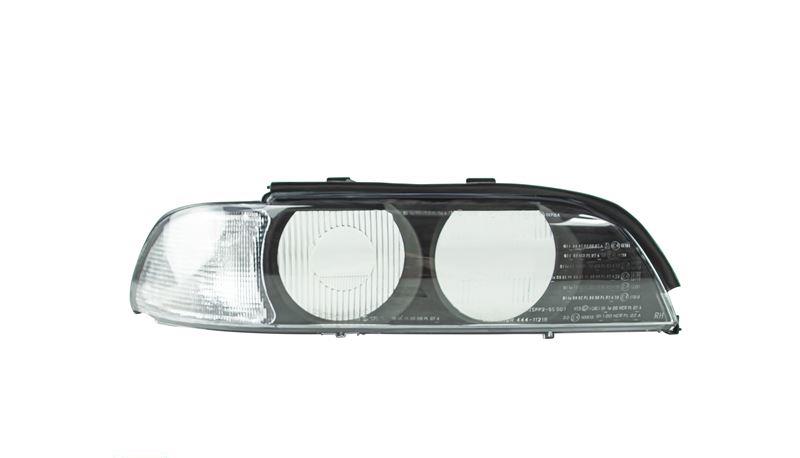 Strålkastarglas med vit blinkers H.-sida 63128375302U BMW E39