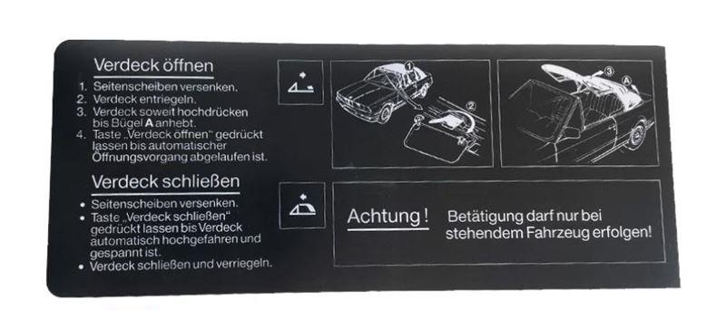 Solskydd - antracitgrå, set för båda sidor GUIDEE30CABRIO BMW E30