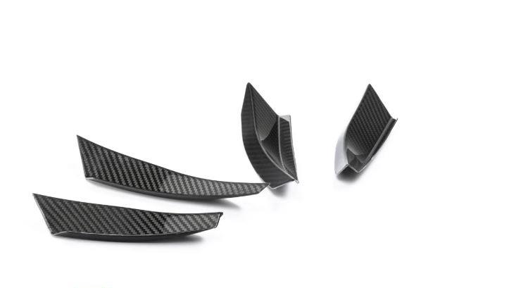 Frontbumper Canards set - Kolfiber AN-0724 G87 M2