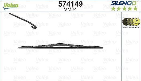 Sats torkarblad, fram 61610040534VL BMW F56 F55 F57 F56 BEV