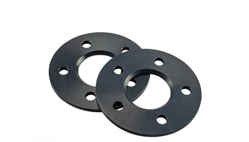 Spacerplattor alu svart anodized (5X112 hub 66,6MM), Per axel: 14MM (7MM per sida), - system 5, utan bultar 10030W