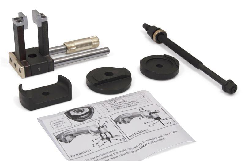 Bakaxelbussnings demontering/installering specialverktyg set (jobbet kan göras direkt på bilen) B-A1211 BMW E39