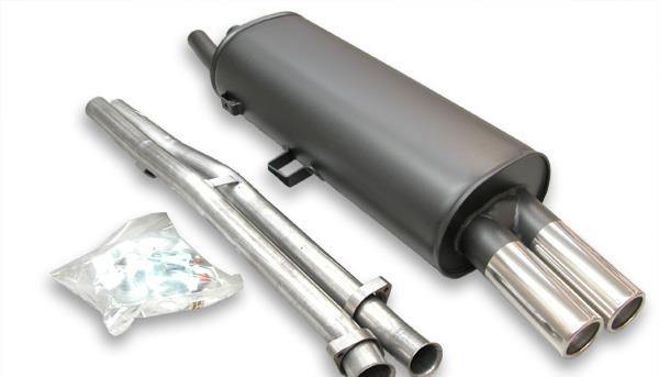 Sports bak Sportljuddämpare bak Simons M20 dubbla utblåsSimons M20 dubbla pipe 079-H5 BMW E30