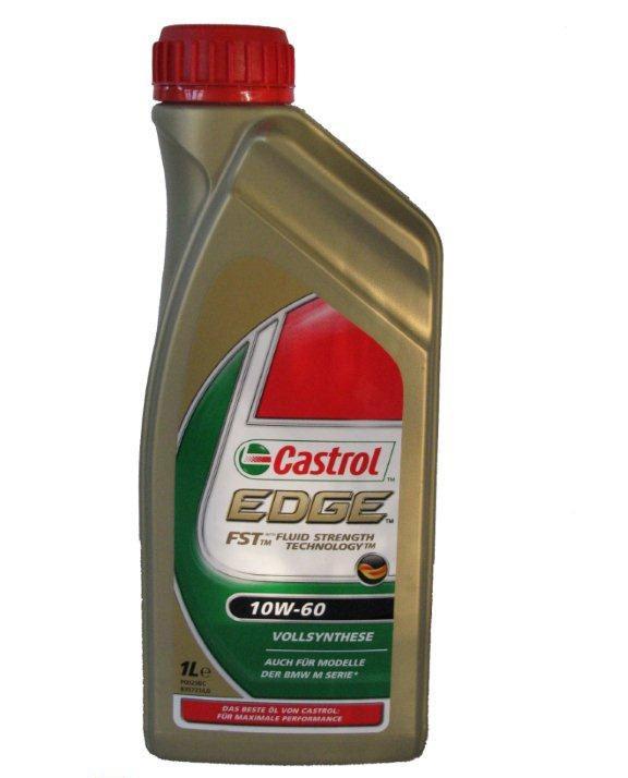 Motorolja Castrol Edge FST 10W-60 helsyntet 1liter flaska F1ED10W60FST