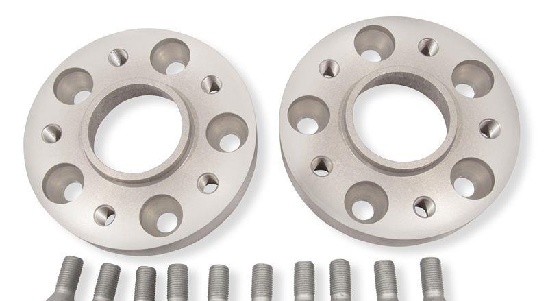 Spacerplattor set (nav 72,6MM) silver anodiserad aluminium, 50MM per axel (25MM varje sida/hjul), hubcentric - system 4, levereras med bultar 13098ES