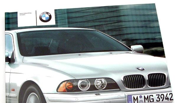 Ägares handbok språk: danska 01-48-0-156-816 BMW E39
