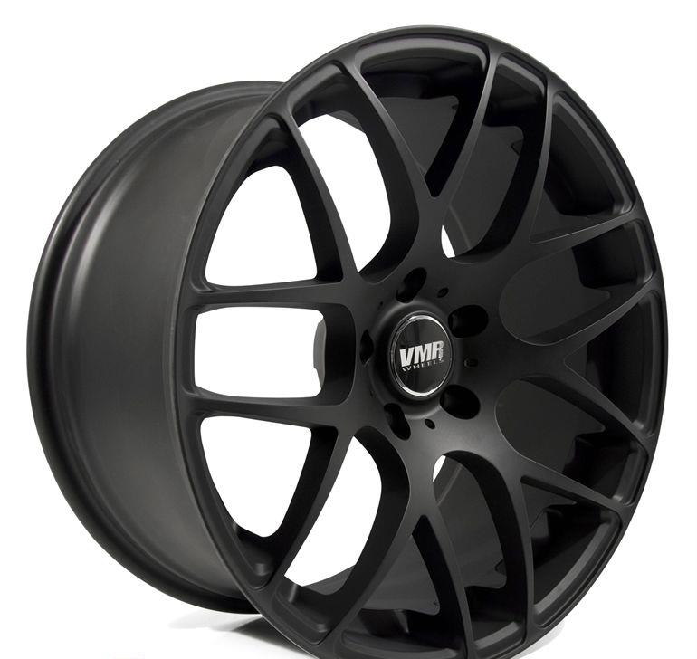 19" original VMR -TYPE V710- matt svart fälgs 9,5x19 (Passar endast bak) VMR199545MB3SE BMW E46 Z3 Z4 E85 E87 Z4 E86 E81 E82 E87LCI E88