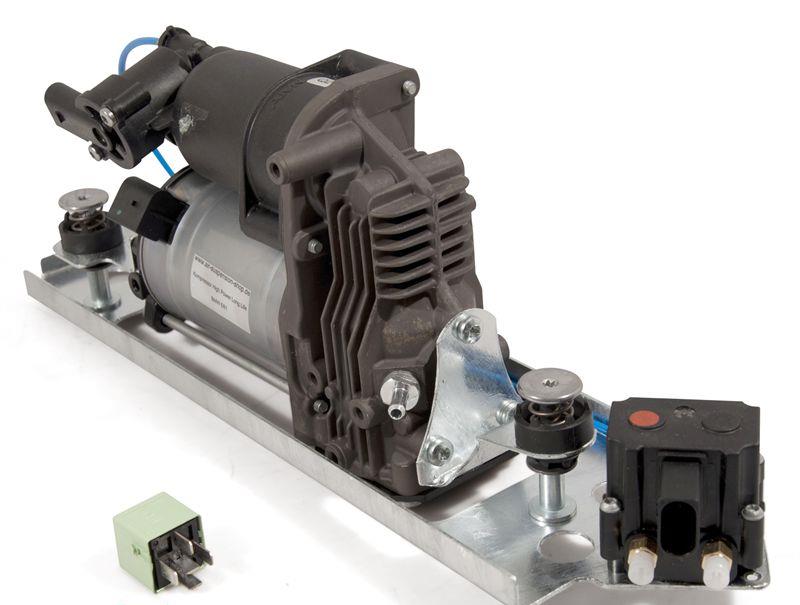 Kompressor för luftfjädring inkl. fäste och relä 37106789937 BMW E61 E61LCI