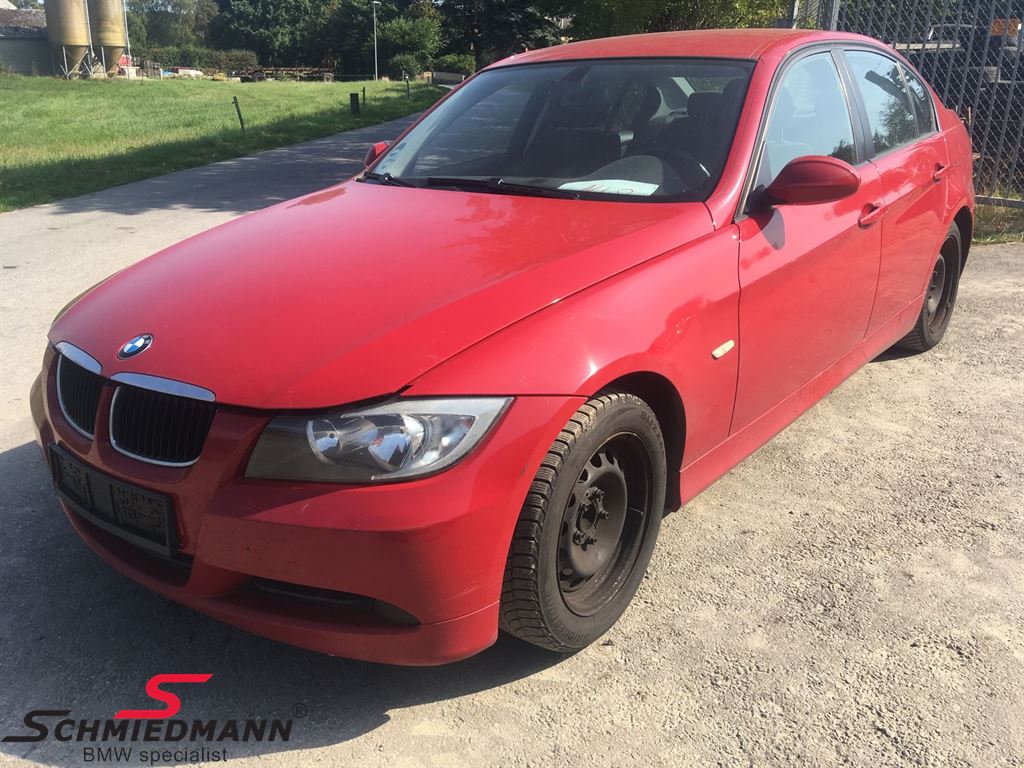 BMW E90 Limousine 318D M47/TU 2.0l 2006 122 HP KARMESINROT